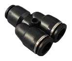Y-Schlauchverbinder 8–8 mm